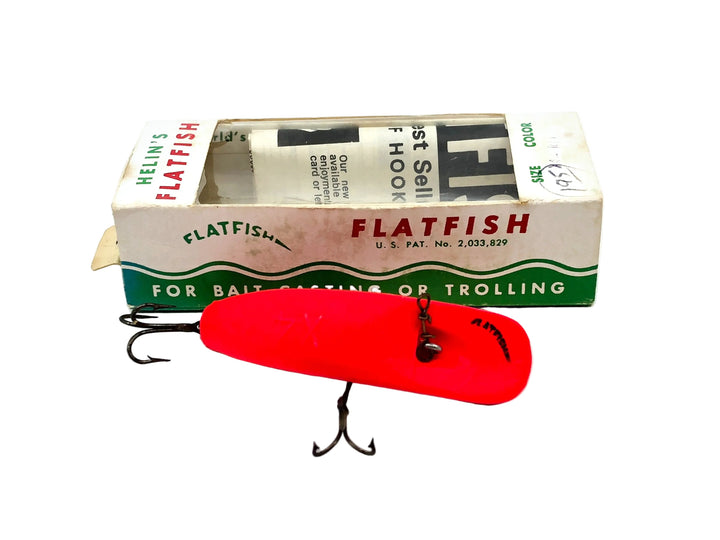 Helin Flatfish X4, RFL Red Fluorescent Color w/Box