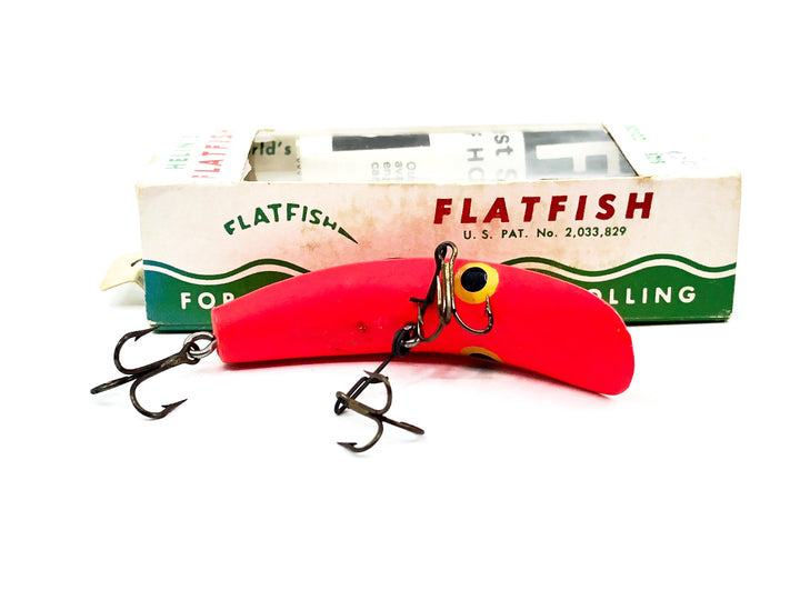 Helin Flatfish X4, RFL Red Fluorescent Color w/Box