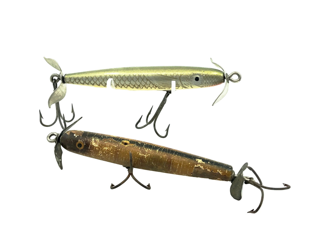 Shakespeare Slim Jim Vintage Wooden Lure Combo