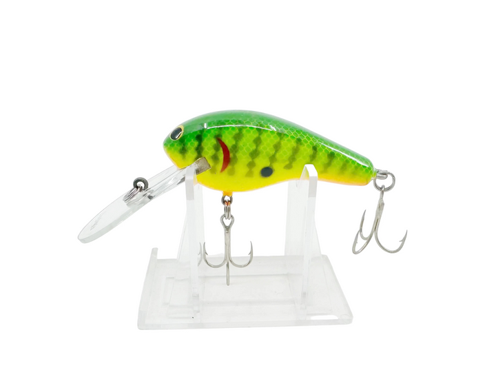 Bagley Deep Diving Killer Balsa 2 DDKB2-6C9, Green Crayfish on Chartreuse Color