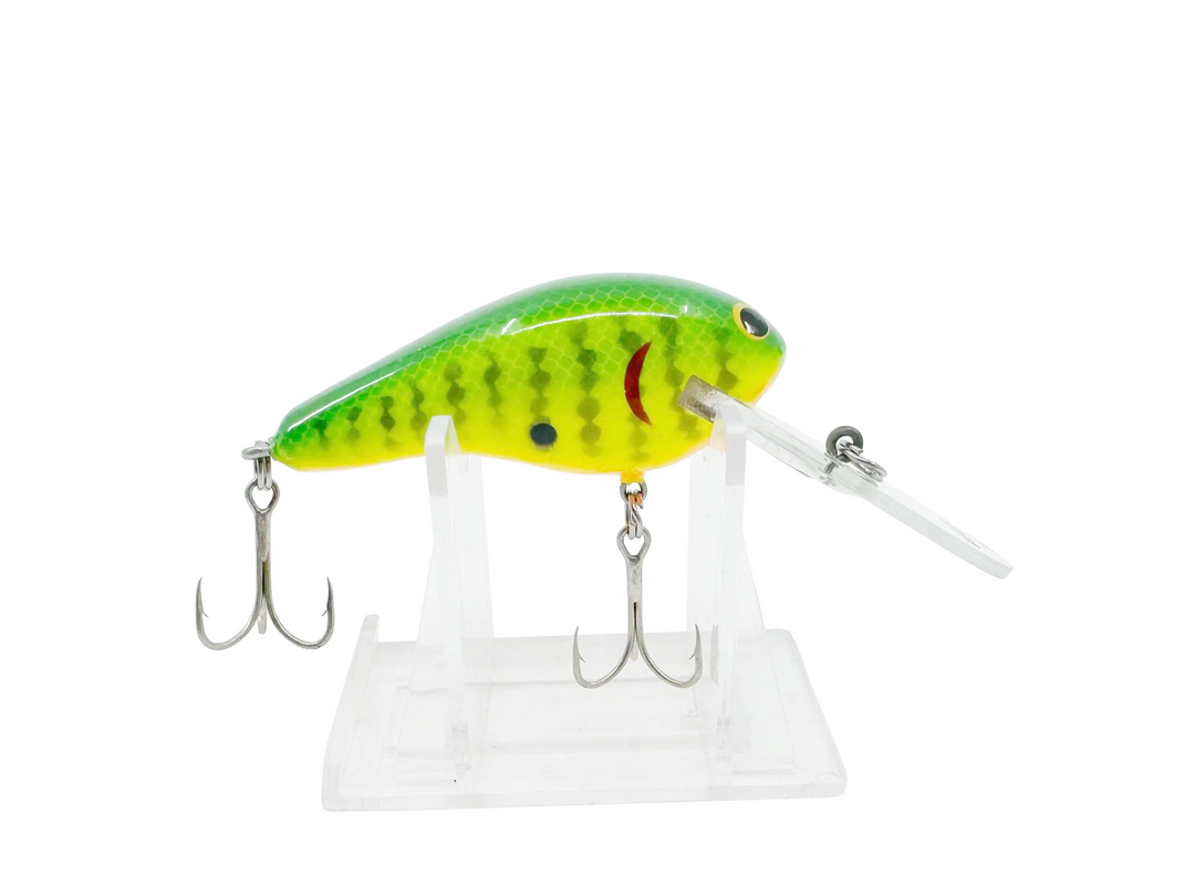 Bagley Deep Diving Killer Balsa 2 DDKB2-6C9, Green Crayfish on Chartreuse Color