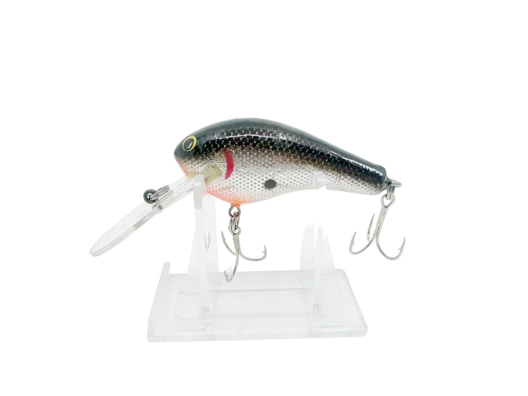 Bagley Deep Diving Killer Balsa 2 DDKB2-BS, Black on Silver Foil Color
