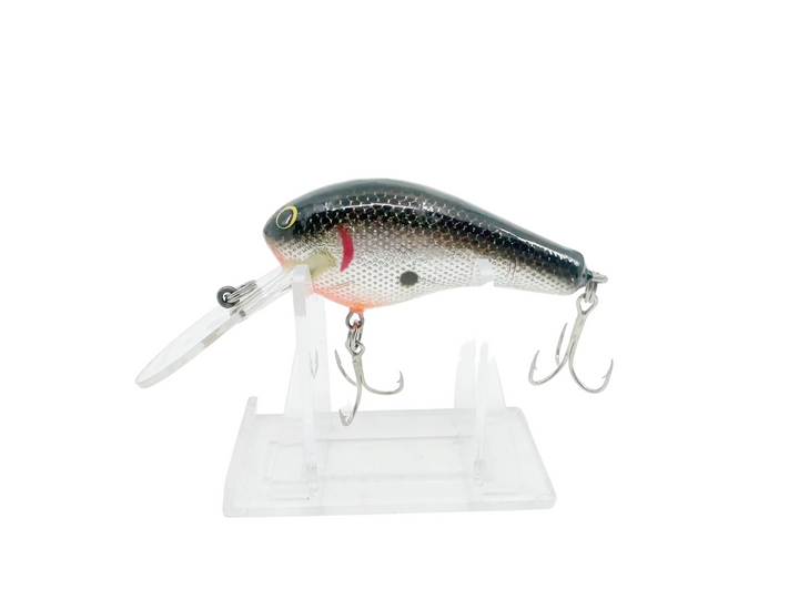 Bagley Deep Diving Killer Balsa 2 DDKB2-BS, Black on Silver Foil Color