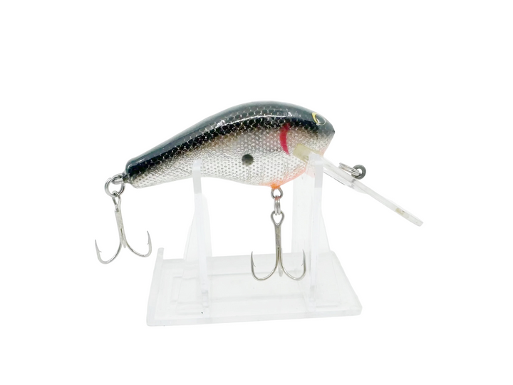 Bagley Deep Diving Killer Balsa 2 DDKB2-BS, Black on Silver Foil Color