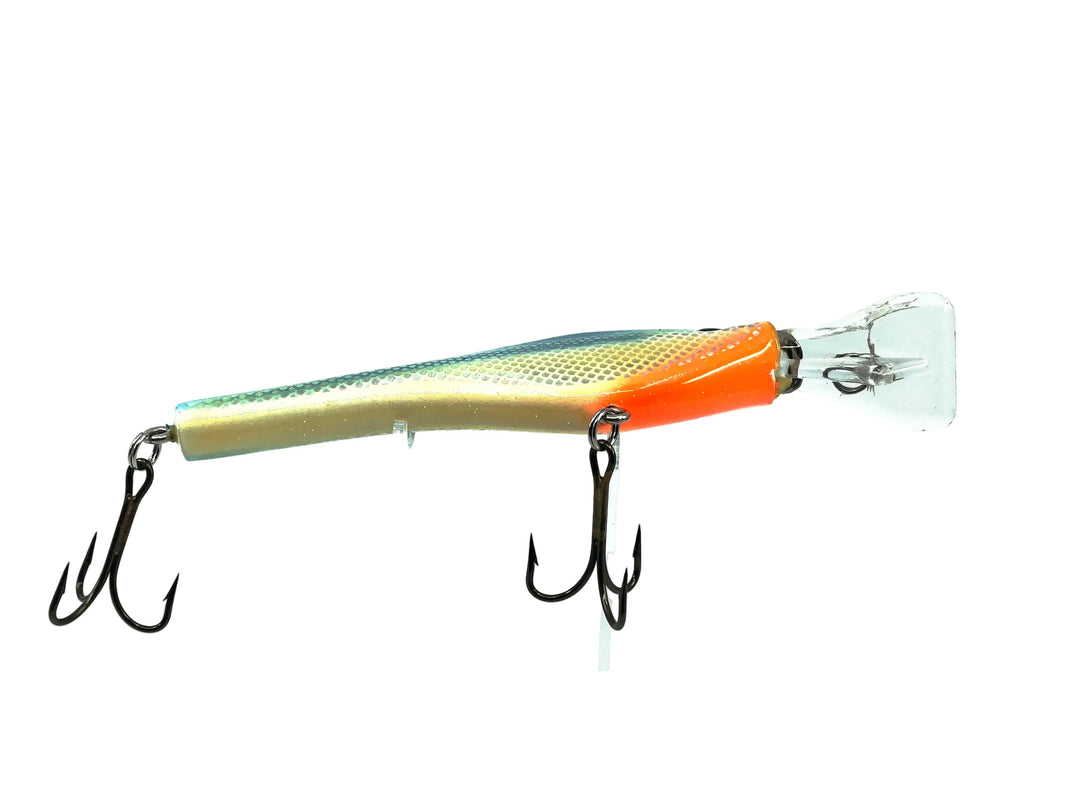 Lindy Big M Shallow Wobbler, Silver Blue Color
