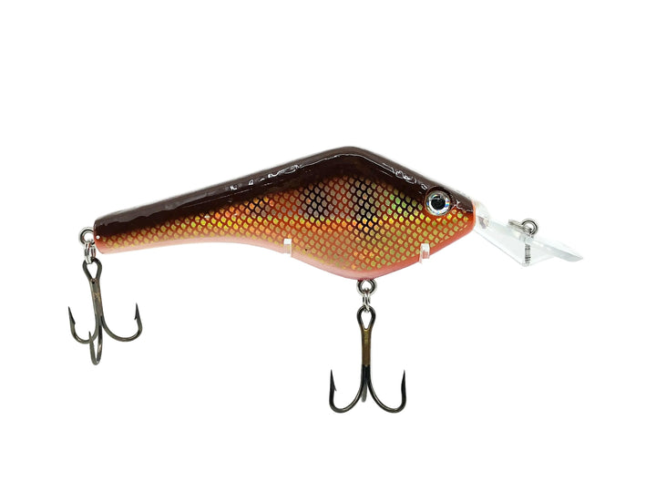 Lindy Big M Shallow Wobbler, Golden Sucker Color