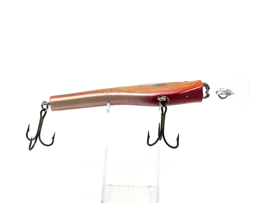 Lindy Big M Shallow Wobbler, Golden Sucker Color