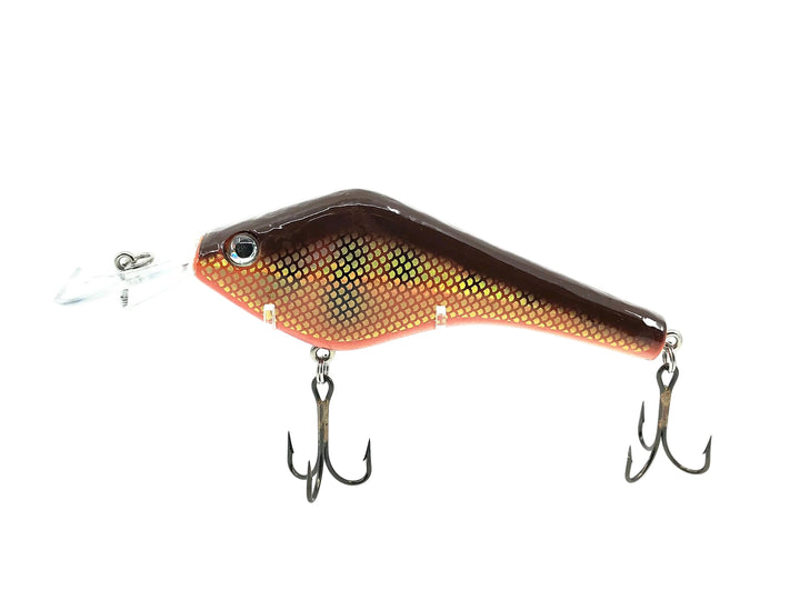 Lindy Big M Shallow Wobbler, Golden Sucker Color