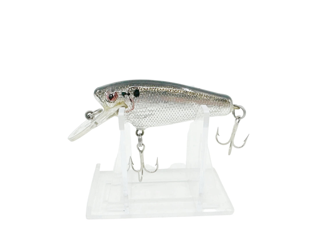 Bagley Small 4SF2 Small Fry Shad, BS Black on Silver Foil Color