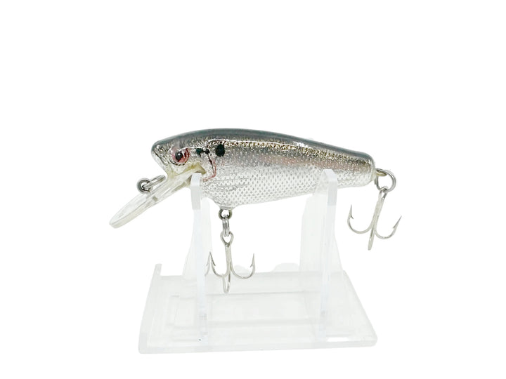 Bagley Small 4SF2 Small Fry Shad, BS Black on Silver Foil Color