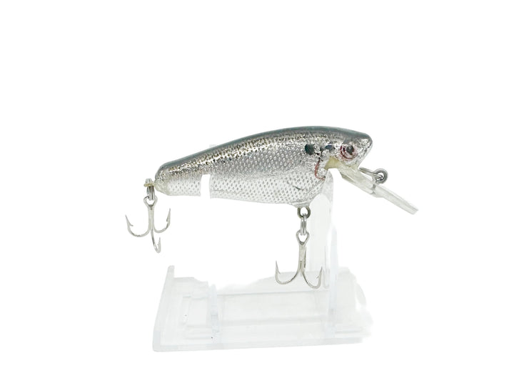 Bagley Small 4SF2 Small Fry Shad, BS Black on Silver Foil Color