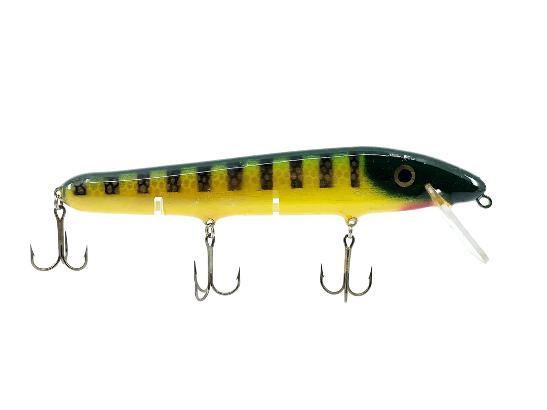 Crane 208 Musky Lure, Perch/Yellow Belly Color