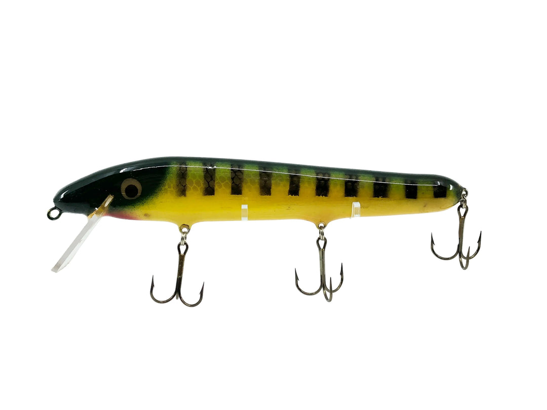 Crane 208 Musky Lure, Perch/Yellow Belly Color