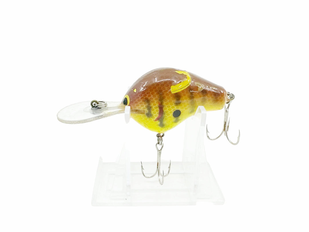 Bagley Diving B1 DB1, DC9 Dark Crayfish on Chartreuse Color