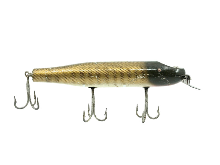 Creek Chub Wooden Giant Straight Pikie 6000, #00 Pikie Scale Color