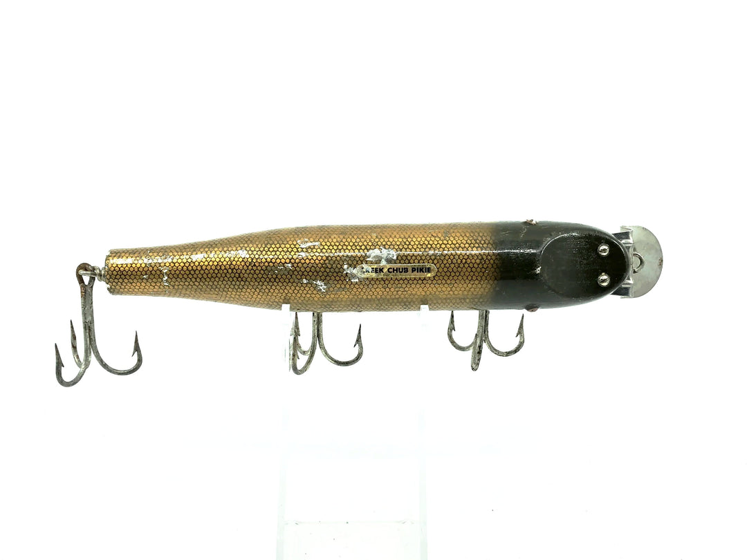 Creek Chub Wooden Giant Straight Pikie 6000, #00 Pikie Scale Color