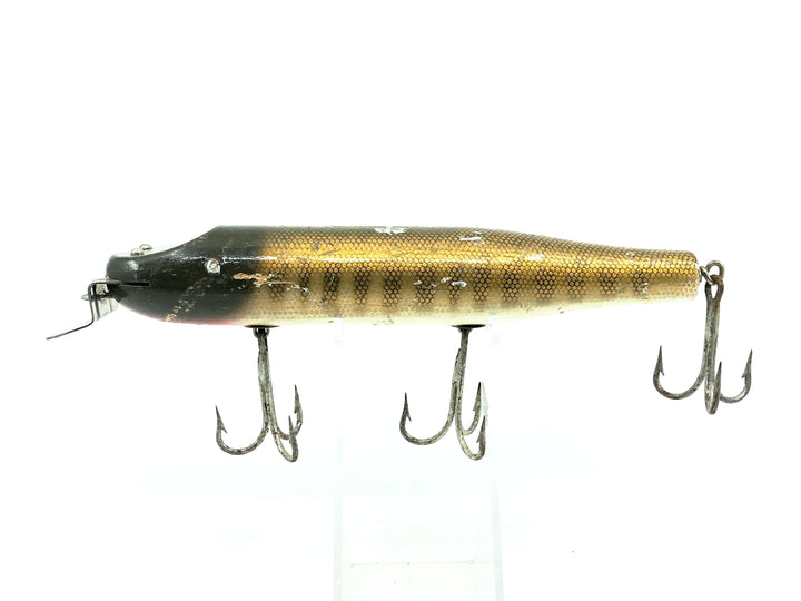 Creek Chub Wooden Giant Straight Pikie 6000, #00 Pikie Scale Color