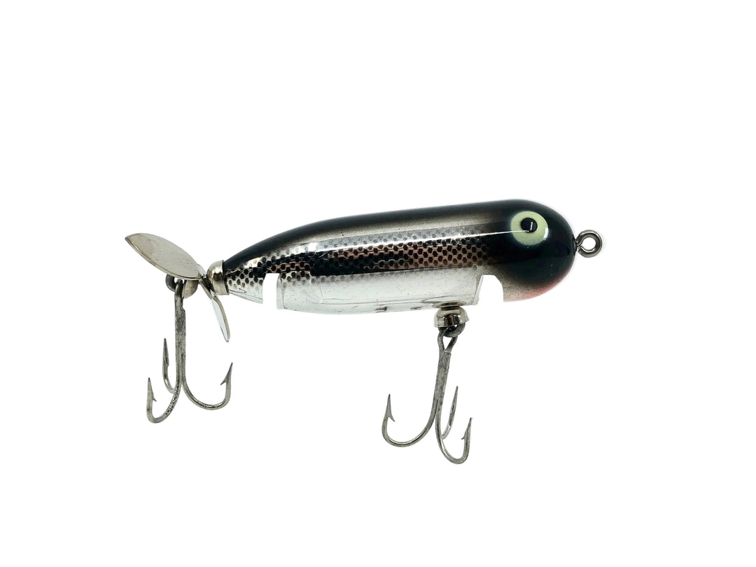 Heddon Baby Torpedo 361, NBL Nickel Black Shiner Color