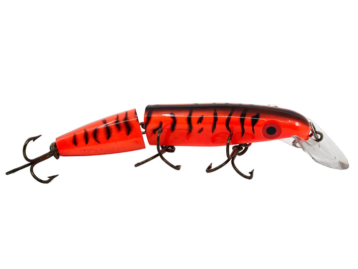 Joe Bucher Tackle Co. Buchertail Jointed Depth Raider 8", Red Tiger Color