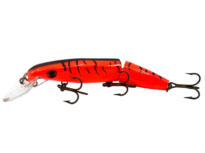 Joe Bucher Tackle Co. Buchertail Jointed Depth Raider 8", Red Tiger Color