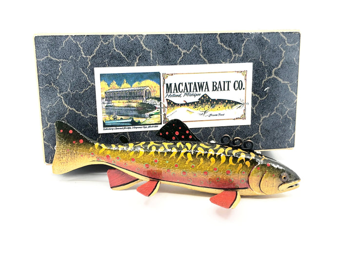 Macatawa Bait Co. Brook Trout Decoy w/Box