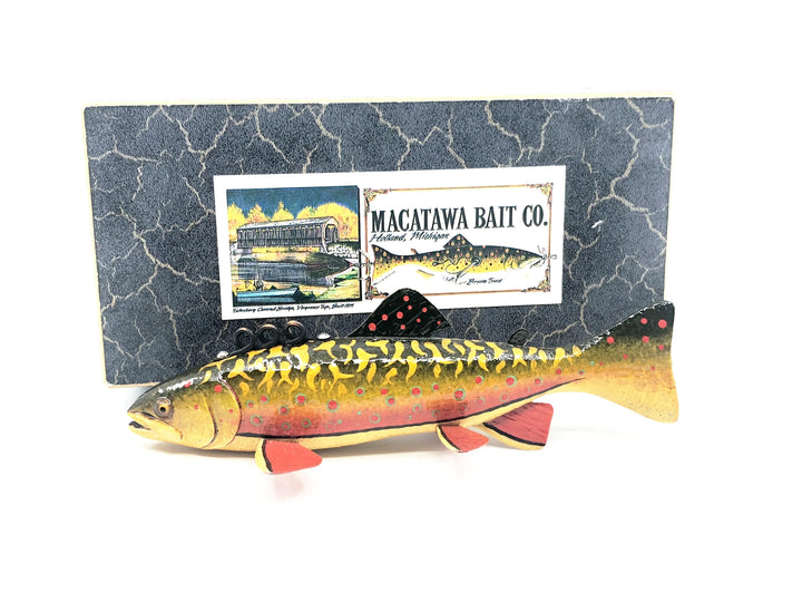 Macatawa Bait Co. Brook Trout Decoy w/Box