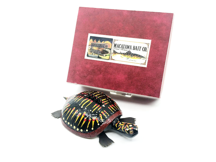 Macatawa Bait Co. Painted Turtle Decoy w/Box