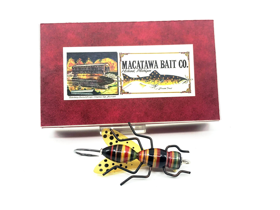 Macatawa Bait Co. Black Bee Lure w/Box