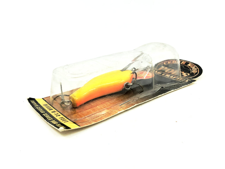 Poe's Super Cedar Series 900 Elite, #39 Brown/Chartreuse/Hot Belly Color on Card