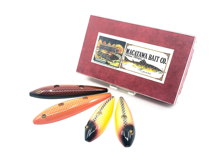 Macatawa Bait Co. Split Lure Signed Set w/Box
