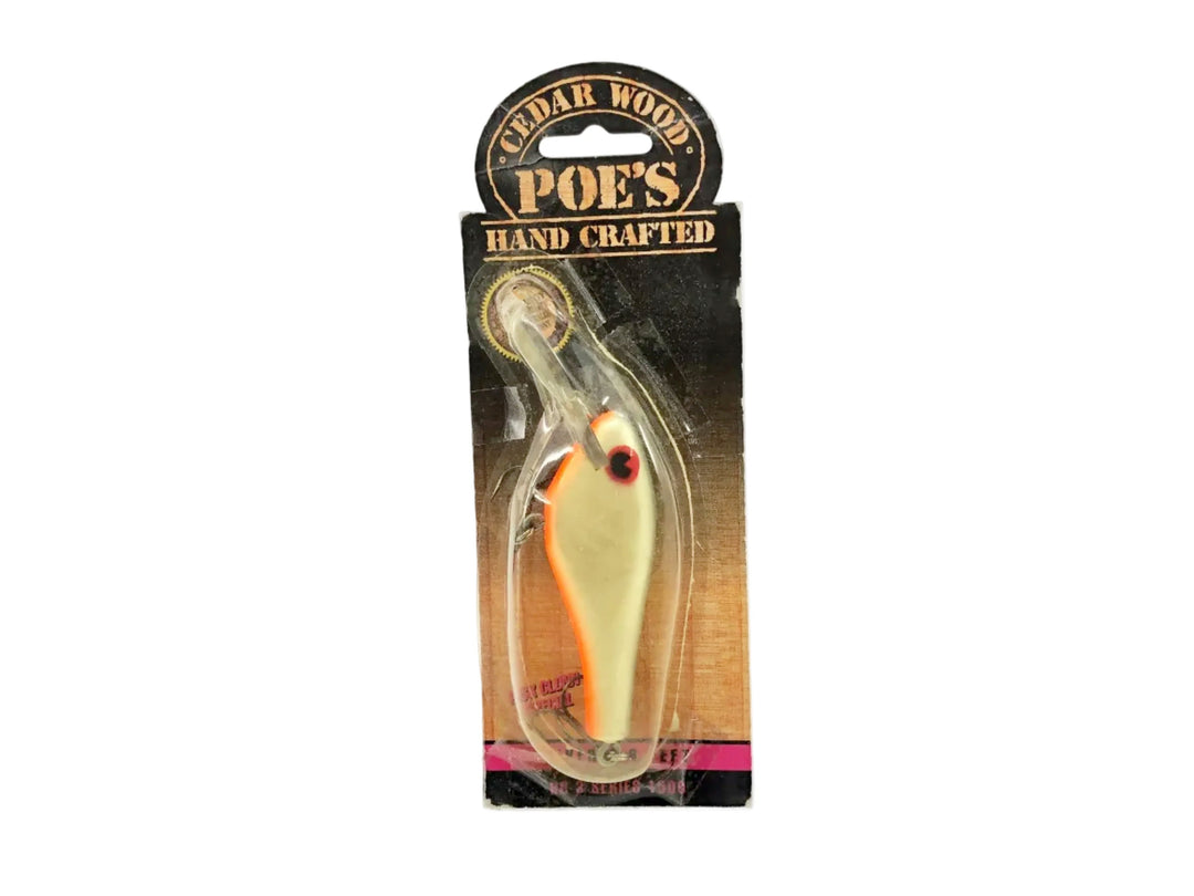 Poe's Super Cedar RC3, Silver Shad/Orange Belly Color on Card