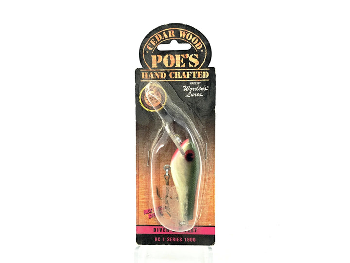 Poe's Super Cedar RC1, #20 Tennessee Shad Color on Card