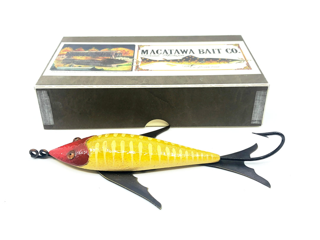 Macatawa Bait Co. Decoy, Red Head/White Shore Minnow Color w/Box