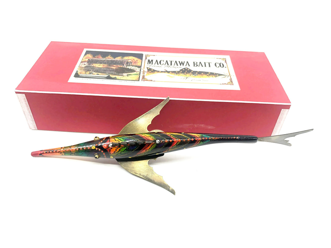 Macatawa Bait Co. Gar Decoy, Special 2021 w/Box - Signed