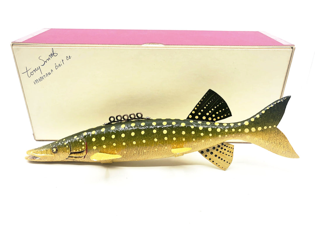 Macatawa Bait Co. Pike Decoy w/Box - Signed
