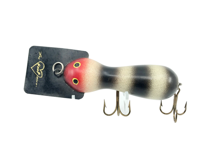 Len Hartman Musky Bug, Black/White/Red Head Color