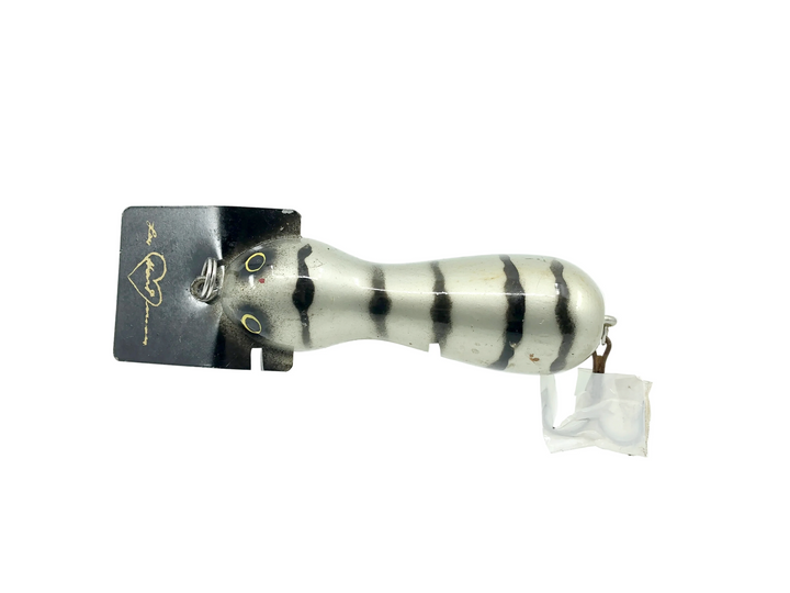 Len Hartman Musky Bug, Black Ribs/Silver Color