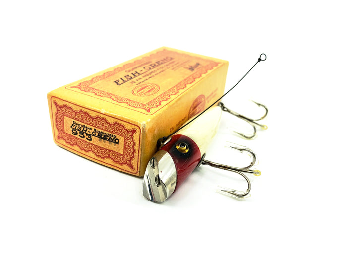 South Bend Fish-Oreno 953, RH Red Head White Color, GE w/Box