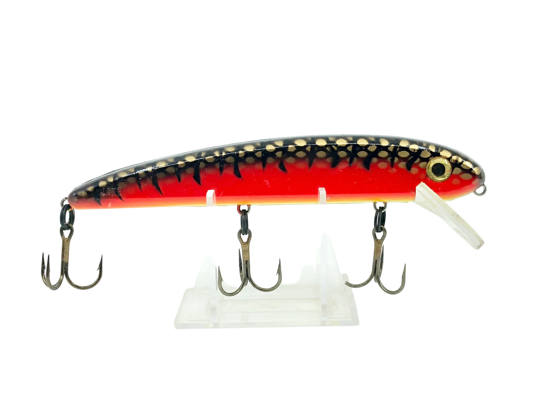 Jake 6" J6 Musky Bait, #53 Fire Belly Color