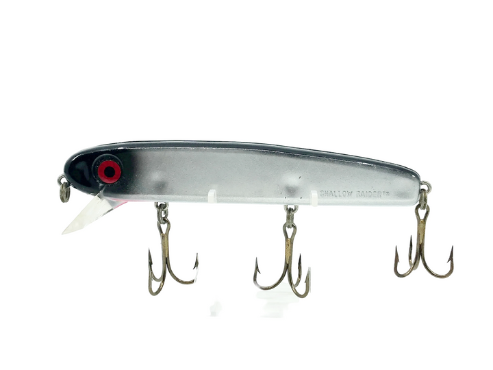 Joe Bucher Tackle Co. Buchertail Shallow Raider 5", Silver Sparkle/Black Back Color
