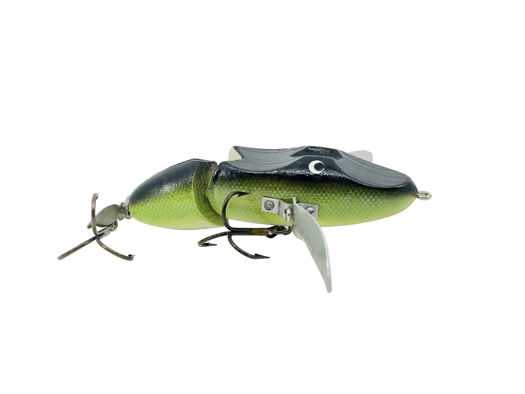 Hi-Fin Hawg Buster Jointed Creeper, Chartreuse/Black Scale Color