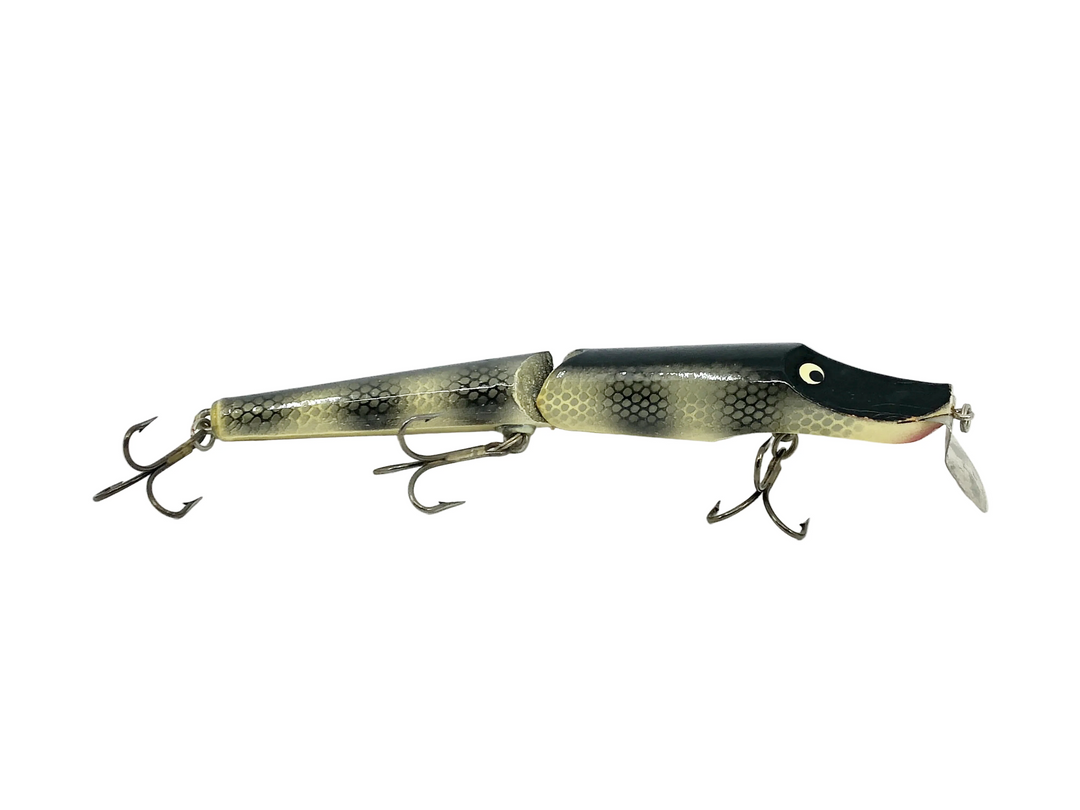 Hi-Fin Shallow Jointed Fooler 9", Silver Scale/Black Ribs Color