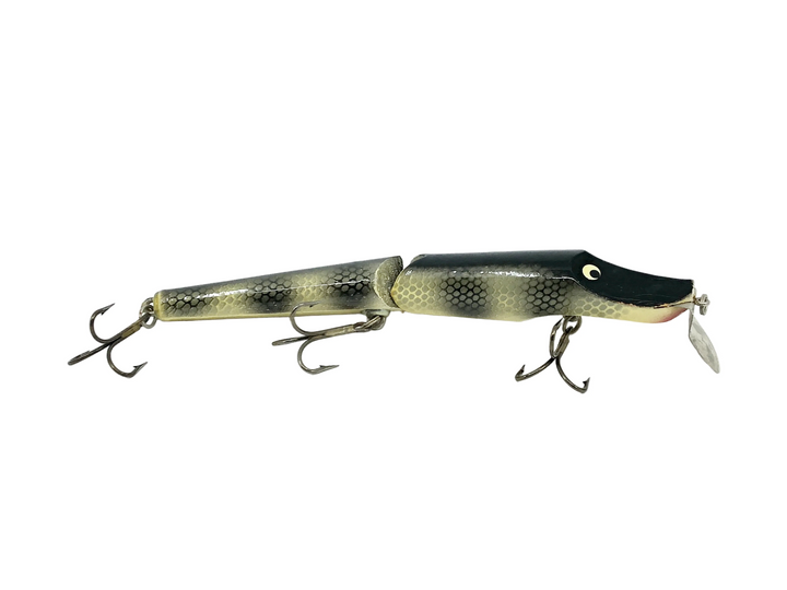 Hi-Fin Shallow Jointed Fooler 9", Silver Scale/Black Ribs Color