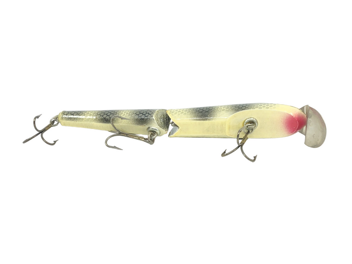 Hi-Fin Shallow Jointed Fooler 9", Silver Scale/Black Ribs Color
