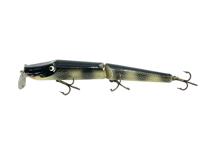 Hi-Fin Shallow Jointed Fooler 9", Silver Scale/Black Ribs Color