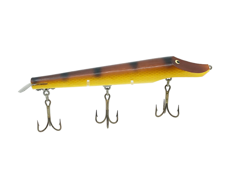 Hi-Fin Fooler 8", Brown/Yellow Scales/Black Ribs Color