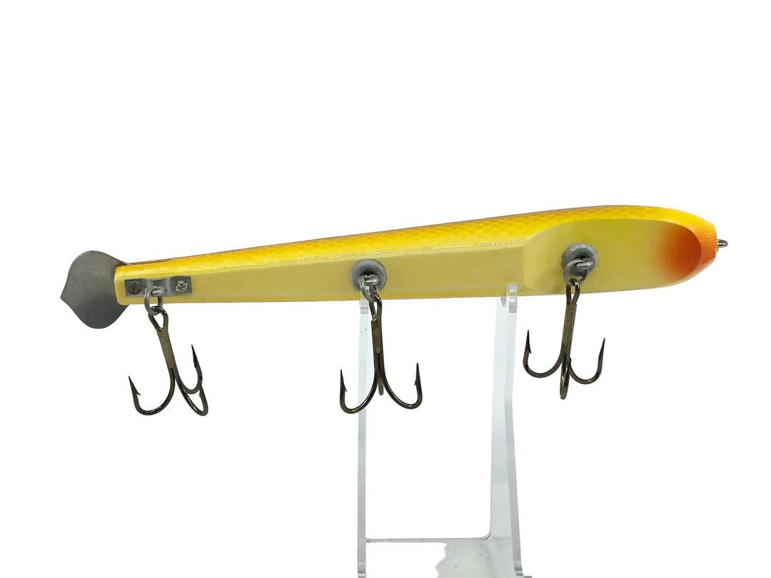 Hi-Fin Fooler 8", Brown/Yellow Scales/Black Ribs Color