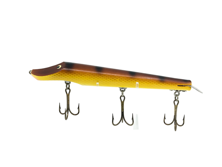 Hi-Fin Fooler 8", Brown/Yellow Scales/Black Ribs Color