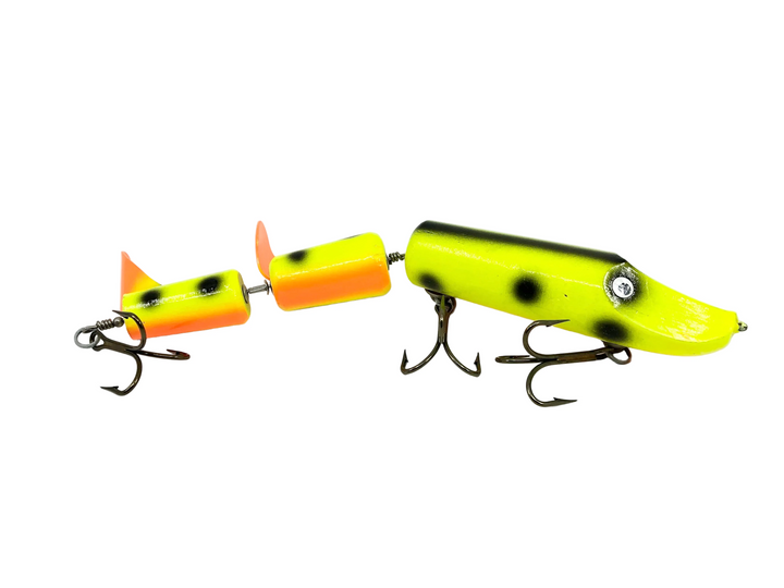 Hi-Fin Twin Teasertail, Chartreuse/Black Dots Color
