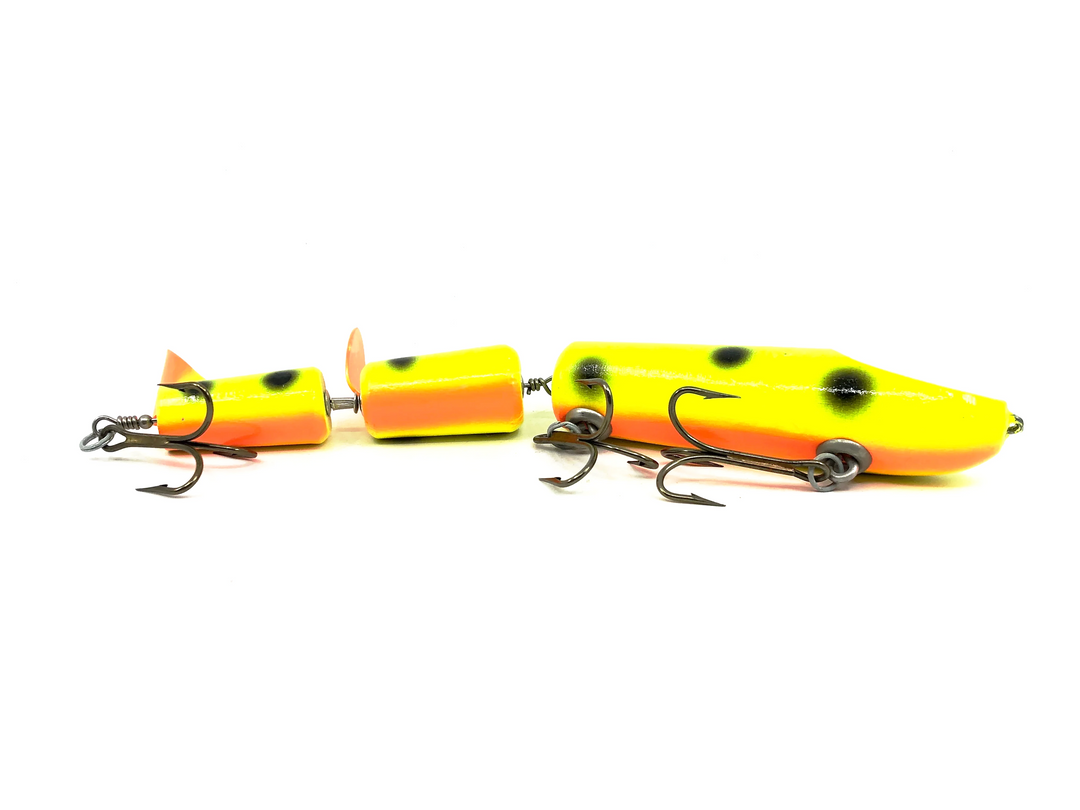 Hi-Fin Twin Teasertail, Chartreuse/Black Dots Color